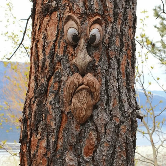 Whimsical Tree Face Décor - Funny Garden Decoration